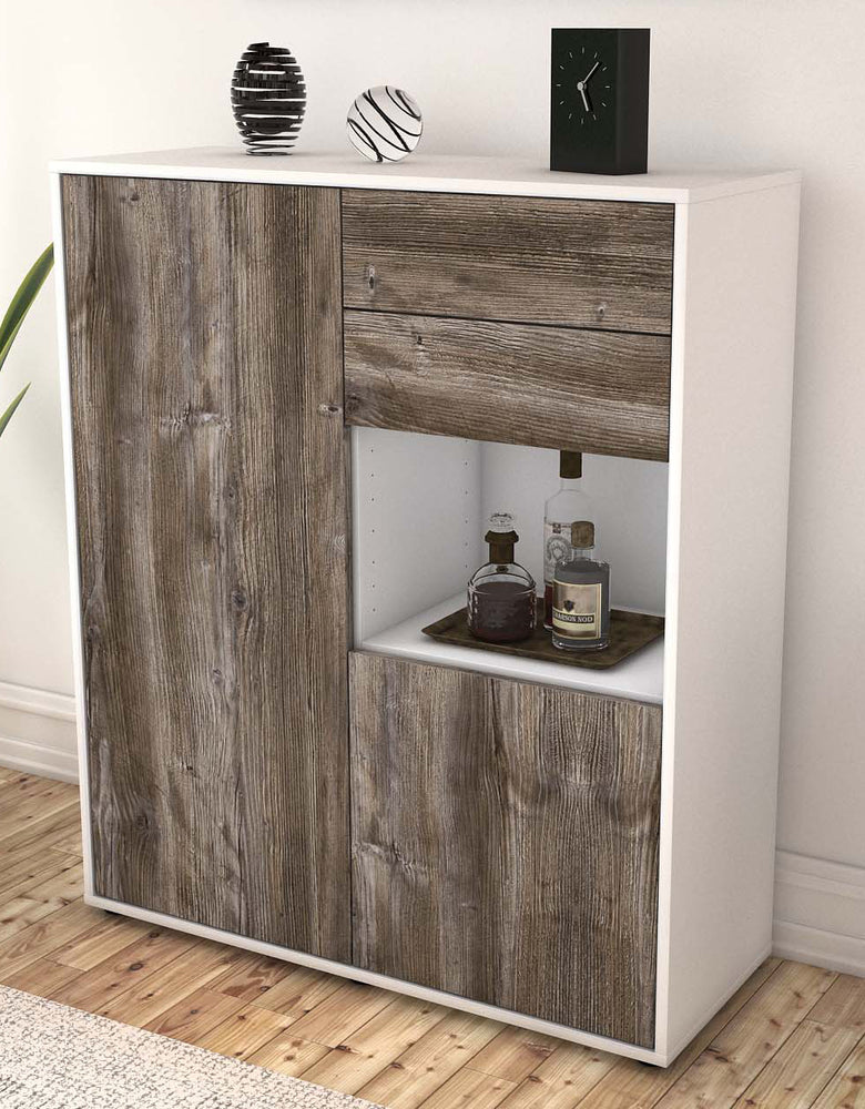 Highboard Leona, Treibholz Seite (92x108x35cm) - Dekati GmbH