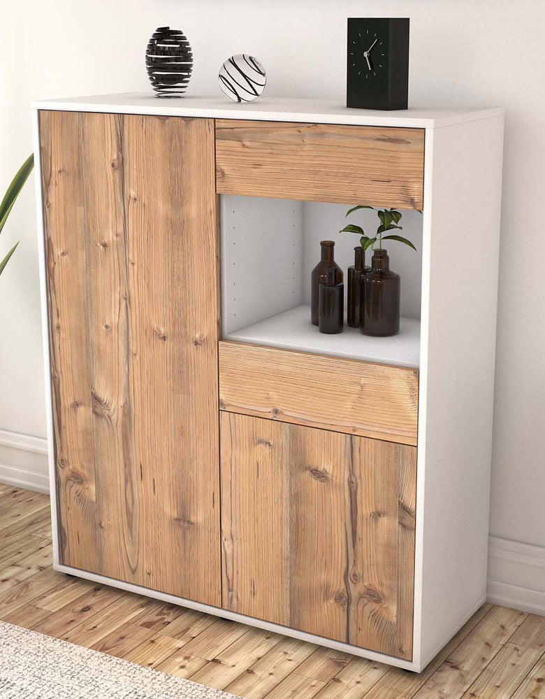 Highboard Leoni, Pinie Seite (92x108x35cm) - Dekati GmbH