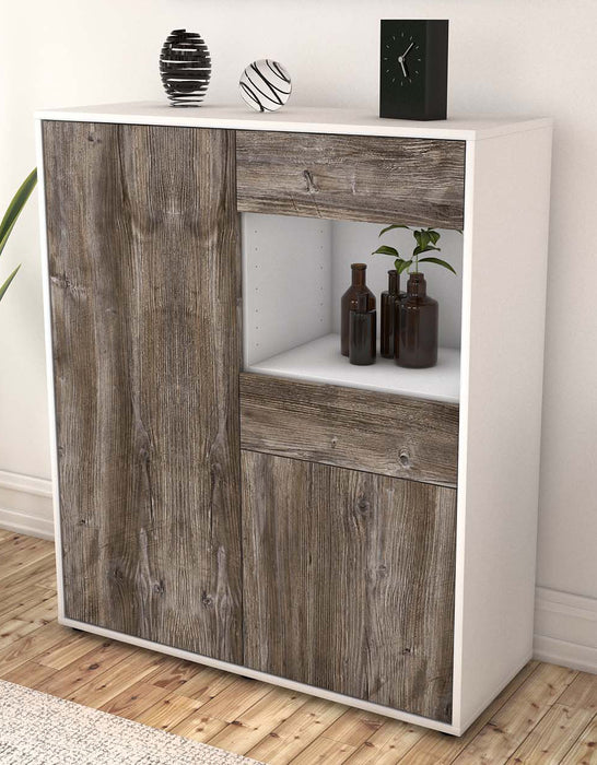 Highboard Leoni, Treibholz Seite (92x108x35cm) - Dekati GmbH