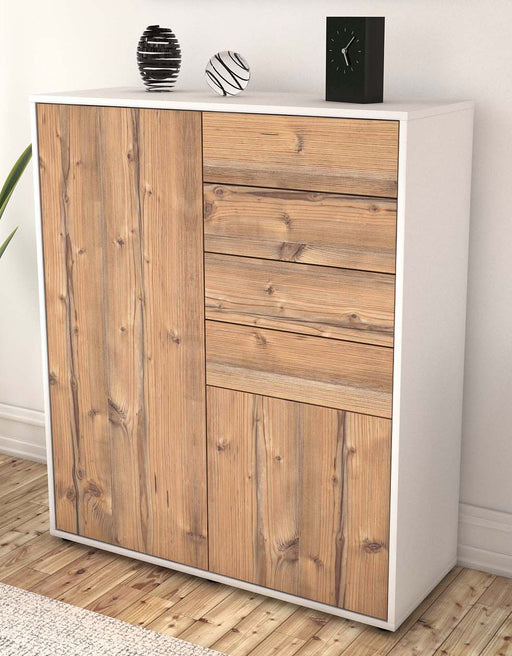 Highboard Leonora, Pinie Seite (92x108x35cm) - Dekati GmbH