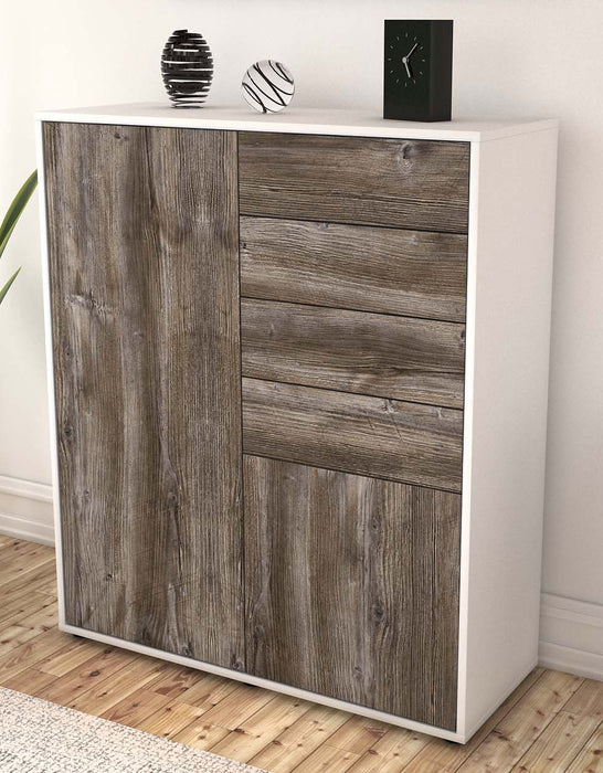 Highboard Leonora, Treibholz Seite (92x108x35cm) - Dekati GmbH