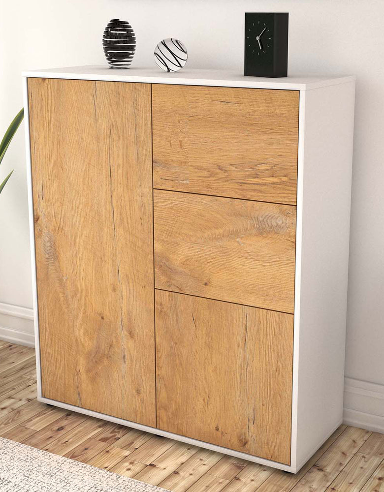 Highboard Letizia, Eiche Seite (92x108x35cm) - Dekati GmbH