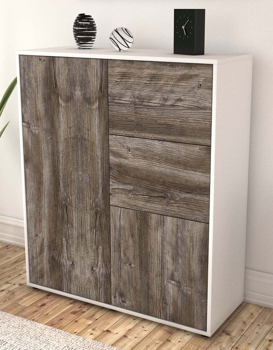 Highboard Letizia, Treibholz Seite (92x108x35cm) - Dekati GmbH