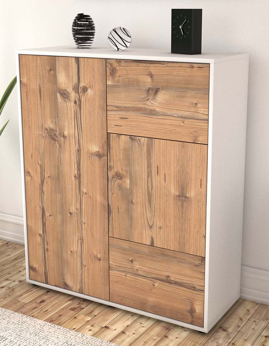 Highboard Lia, Pinie Seite (92x108x35cm) - Dekati GmbH