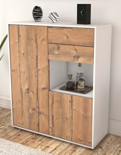 Highboard Lilia, Pinie Seite (92x108x35cm) - Dekati GmbH