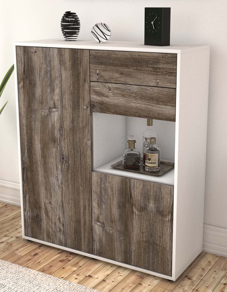 Highboard Lilia, Treibholz Seite (92x108x35cm) - Dekati GmbH