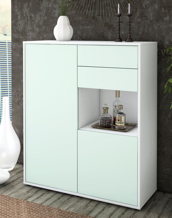 Highboard Lilia, Mint Seite (92x108x35cm) - Dekati GmbH