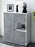 Highboard Liridona, Beton Seite (92x108x35cm) - Dekati GmbH