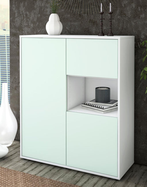 Highboard Liridona, Mint Seite (92x108x35cm) - Dekati GmbH