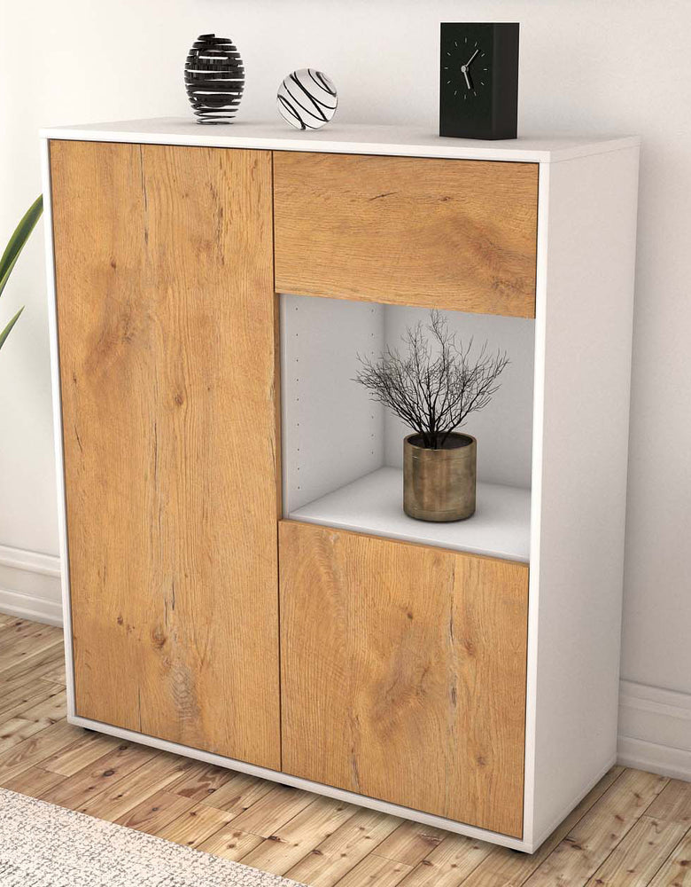 Highboard Lisa, Eiche Seite (92x108x35cm) - Dekati GmbH