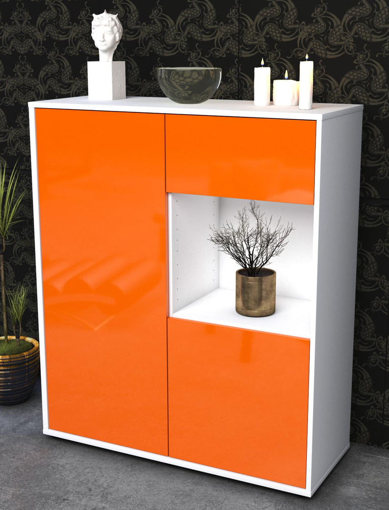 Highboard Lisa, Orange Seite (92x108x35cm) - Dekati GmbH