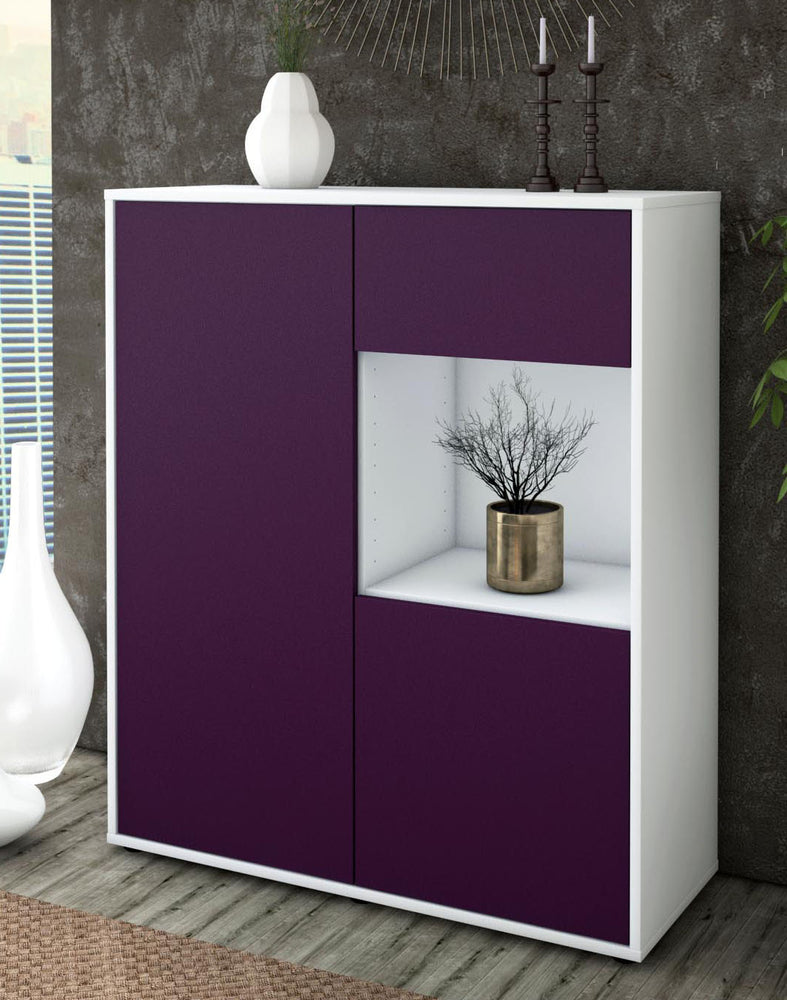 Highboard Lisa, Lila Seite (92x108x35cm) - Dekati GmbH