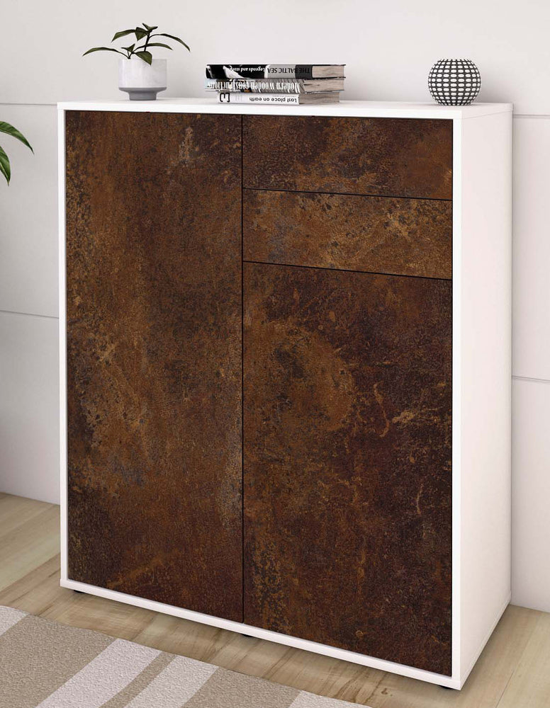 Highboard Lisann, Rost Seite (92x108x35cm) - Dekati GmbH