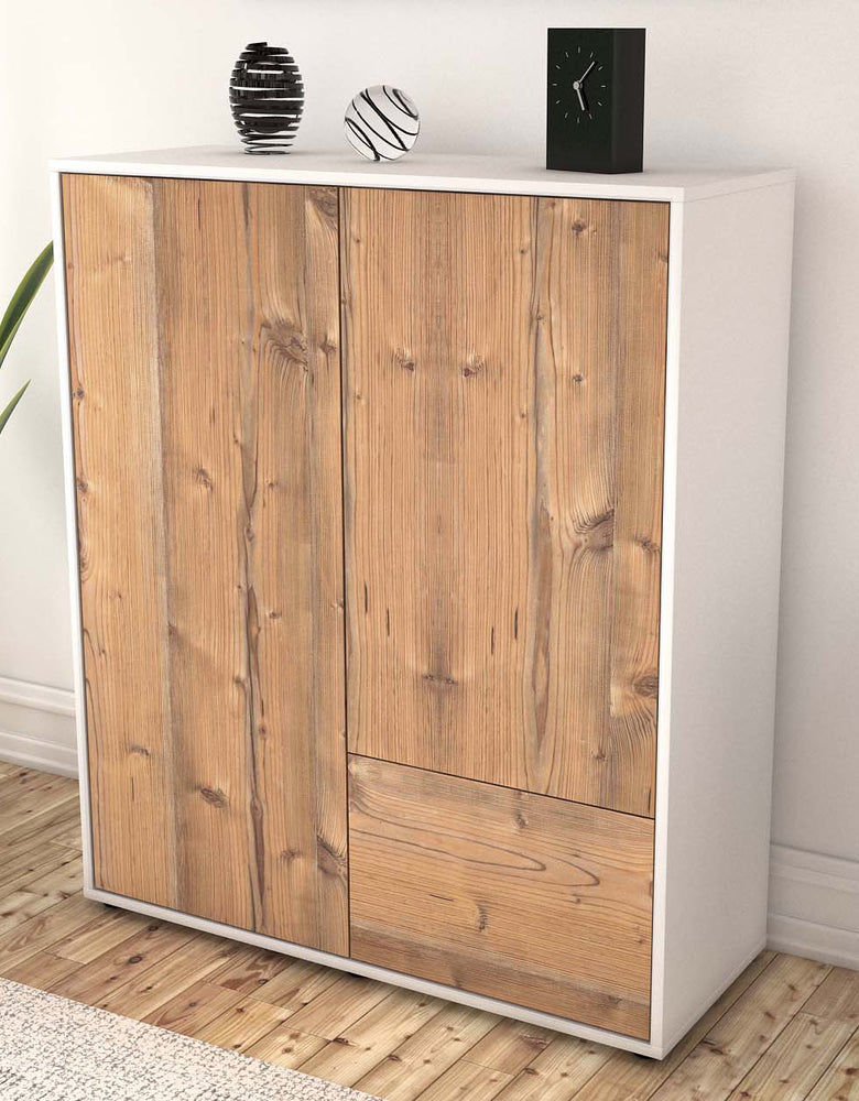 Highboard Livia, Pinie Seite (92x108x35cm) - Dekati GmbH