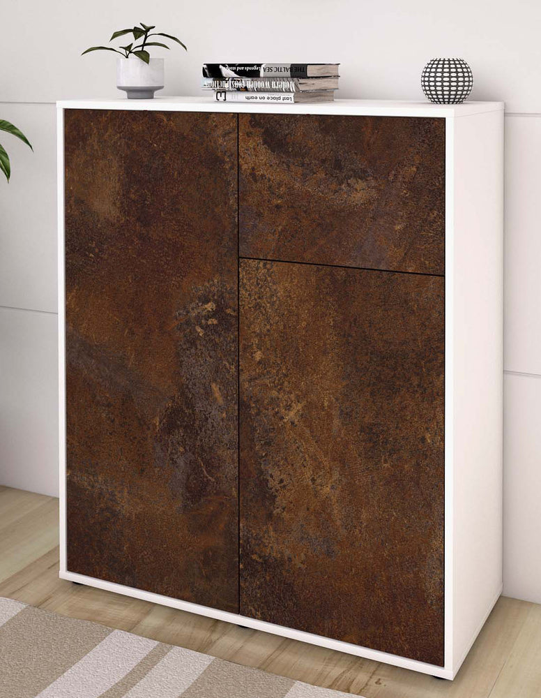 Highboard Loana, Rost Seite (92x108x35cm) - Dekati GmbH