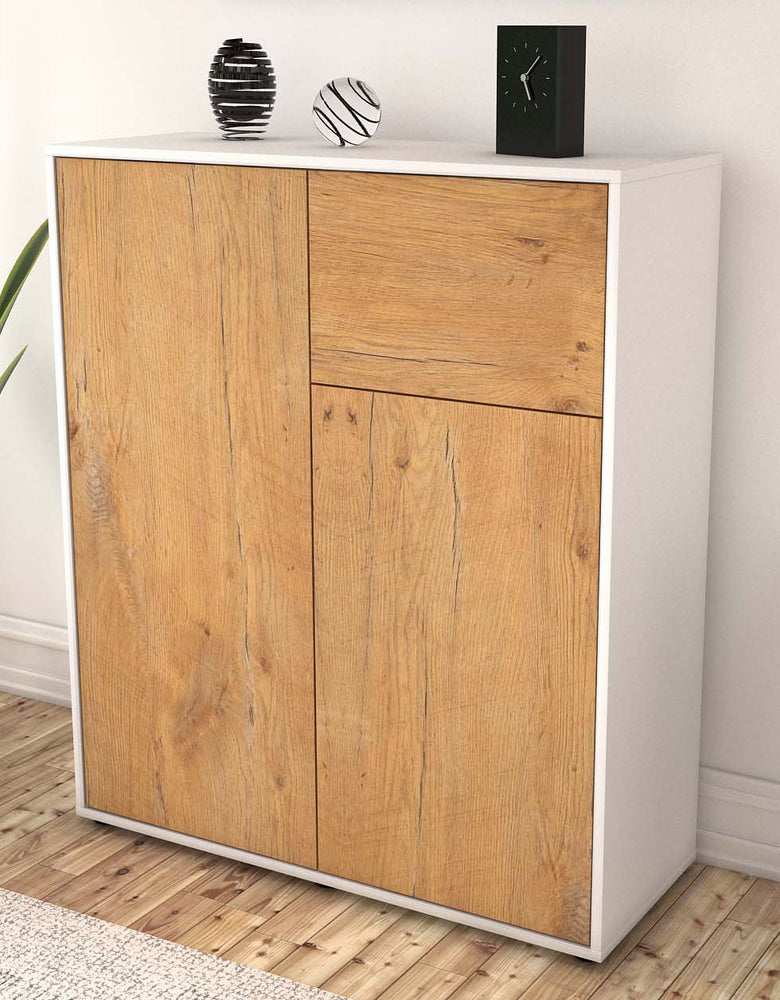 Highboard Loana, Eiche Seite (92x108x35cm) - Dekati GmbH