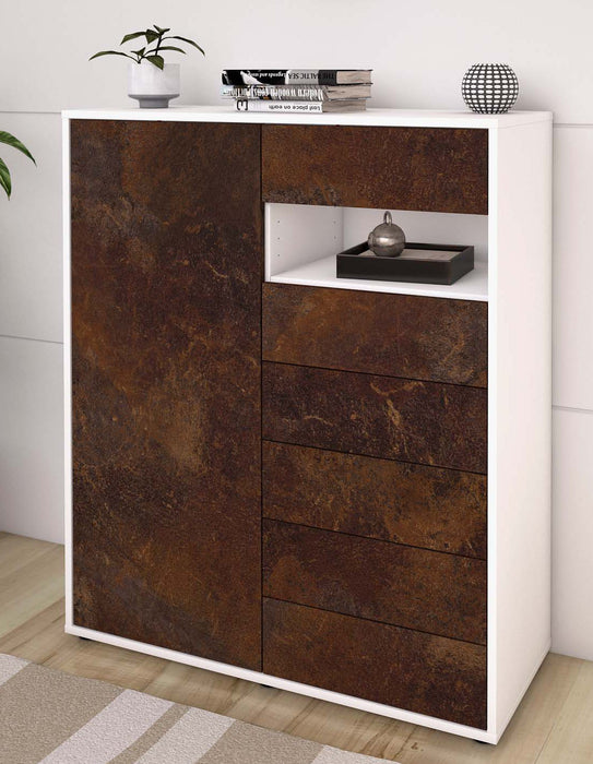 Highboard Lola, Rost Seite (92x108x35cm) - Dekati GmbH