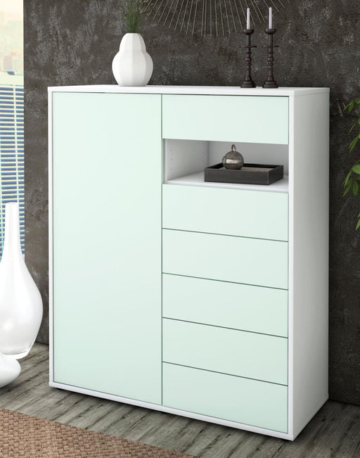 Highboard Lola, Mint Seite (92x108x35cm) - Dekati GmbH