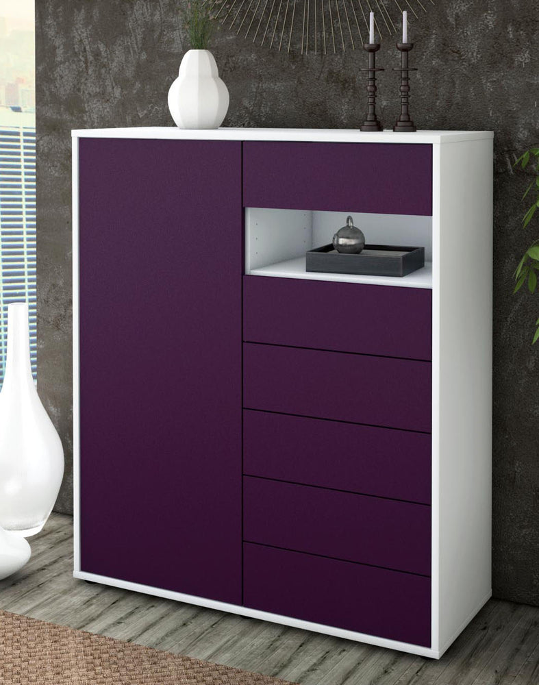 Highboard Lola, Lila Seite (92x108x35cm) - Dekati GmbH