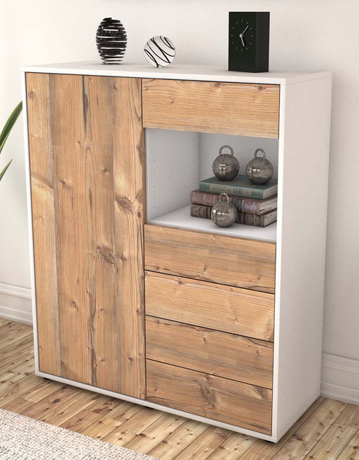 Highboard Loredana, Pinie Seite (92x108x35cm) - Dekati GmbH