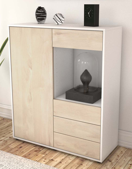 Highboard Lorella, Zeder Seite (92x108x35cm) - Dekati GmbH