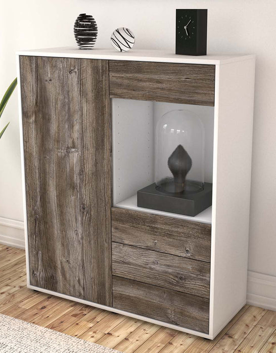 Highboard Lorella, Treibholz Seite (92x108x35cm) - Dekati GmbH