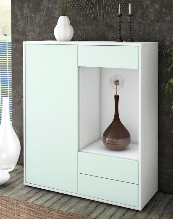 Highboard Lorena, Mint Seite (92x108x35cm) - Dekati GmbH