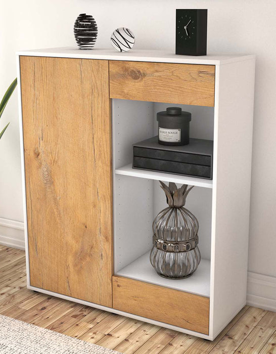 Highboard Louisa, Eiche Seite (92x108x35cm) - Dekati GmbH