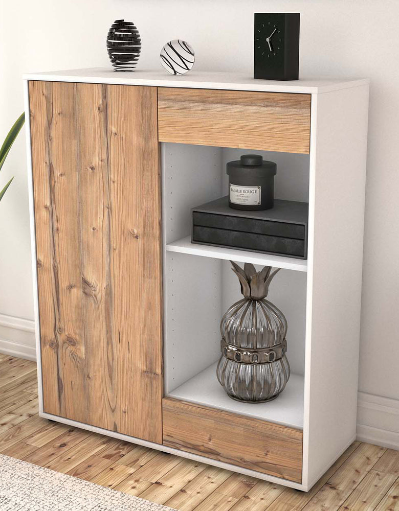 Highboard Louisa, Pinie Seite (92x108x35cm) - Dekati GmbH