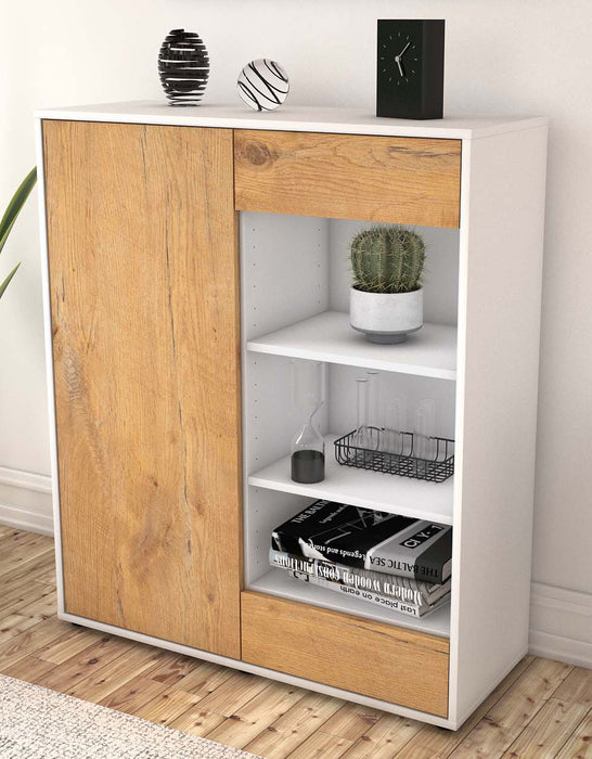 Highboard Luana, Eiche Seite (92x108x35cm) - Dekati GmbH