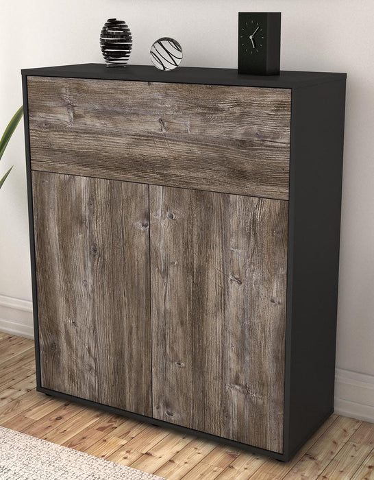 Highboard Giulia, Treibholz Seite (92x108x35cm) - Dekati GmbH