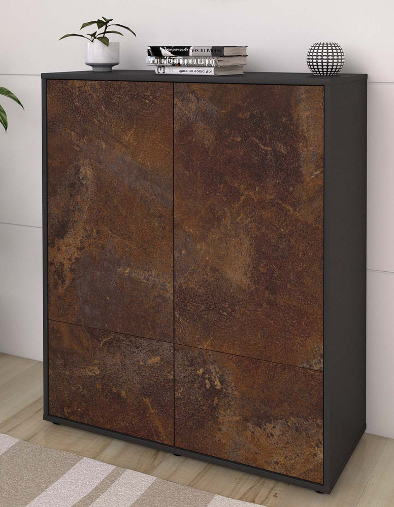 Highboard Ida, Rost Seite (92x108x35cm) - Dekati GmbH