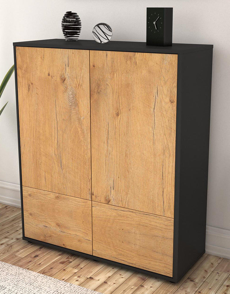 Highboard Ida, Eiche Seite (92x108x35cm) - Dekati GmbH