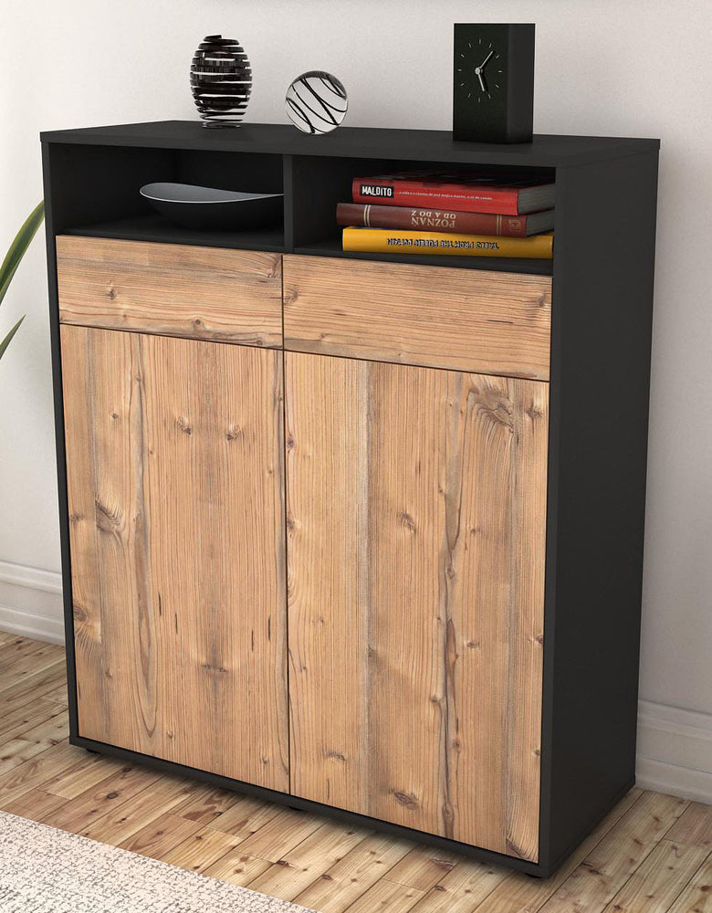 Highboard Ilaria, Pinie Seite (92x108x35cm) - Dekati GmbH