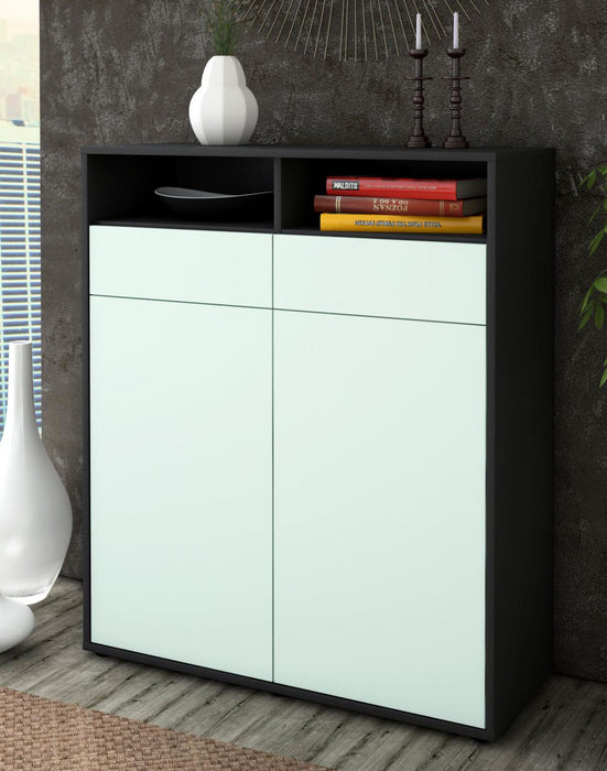 Highboard Ilaria, Mint Seite (92x108x35cm) - Dekati GmbH