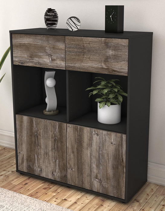 Highboard Imogen, Treibholz Seite (92x108x35cm) - Dekati GmbH