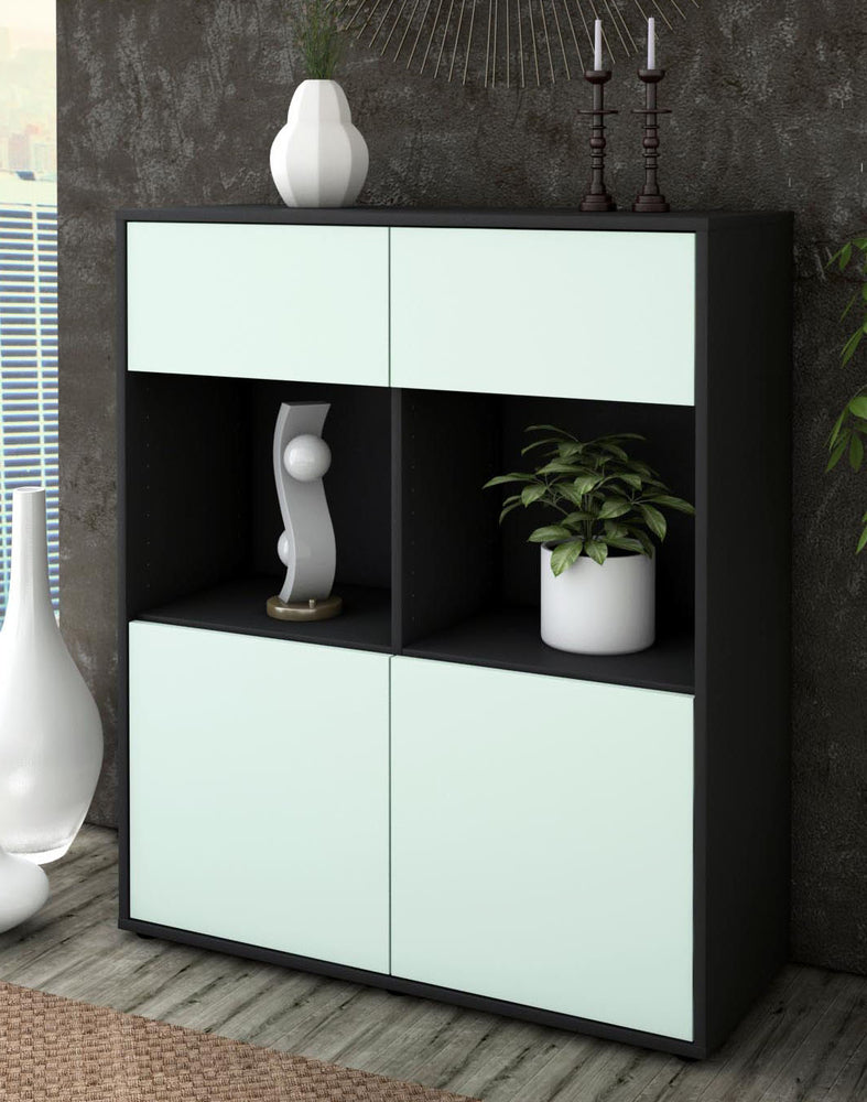 Highboard Imogen, Mint Seite (92x108x35cm) - Dekati GmbH