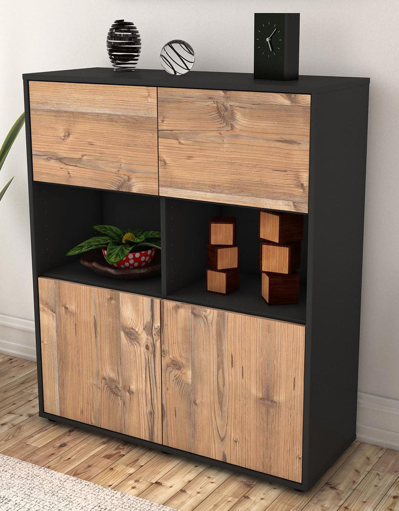 Highboard Ina, Pinie Seite (92x108x35cm) - Dekati GmbH