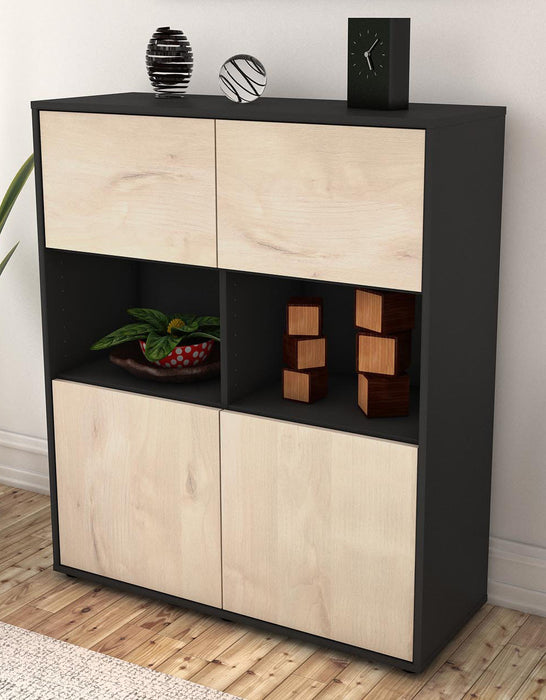 Highboard Ina, Zeder Seite (92x108x35cm) - Dekati GmbH