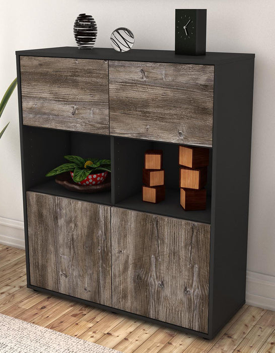 Highboard Ina, Treibholz Seite (92x108x35cm) - Dekati GmbH