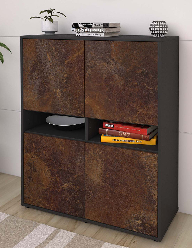 Highboard Innocenza, Rost Seite (92x108x35cm) - Dekati GmbH