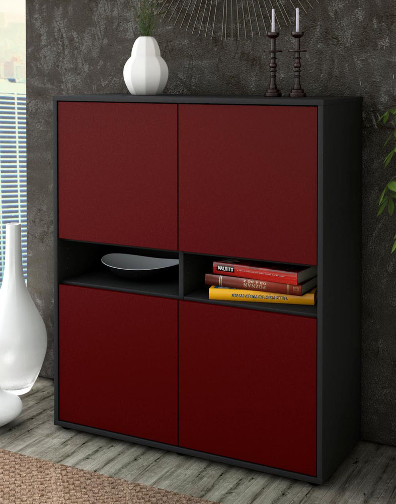 Highboard Innocenza, Bordeaux Seite (92x108x35cm) - Dekati GmbH