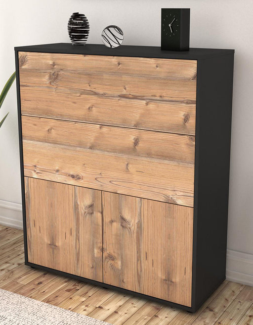 Highboard Isabella, Pinie Seite (92x108x35cm) - Dekati GmbH