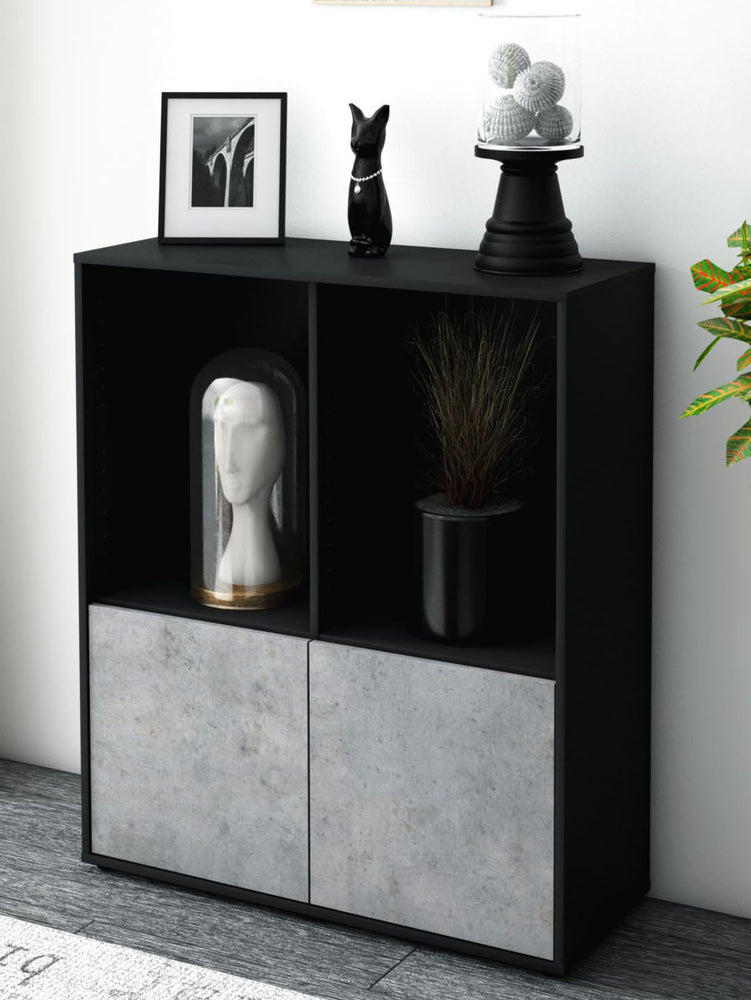 Highboard Ivona, Beton Seite (92x108x35cm) - Dekati GmbH