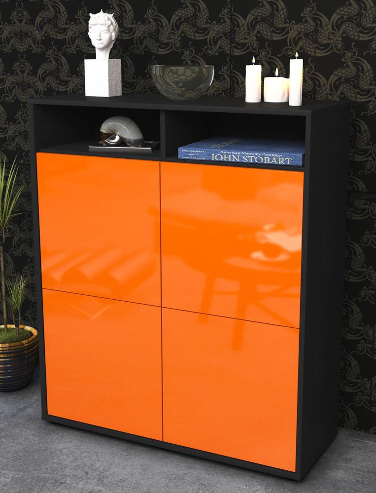 Highboard Jade, Orange Seite (92x108x35cm) - Dekati GmbH