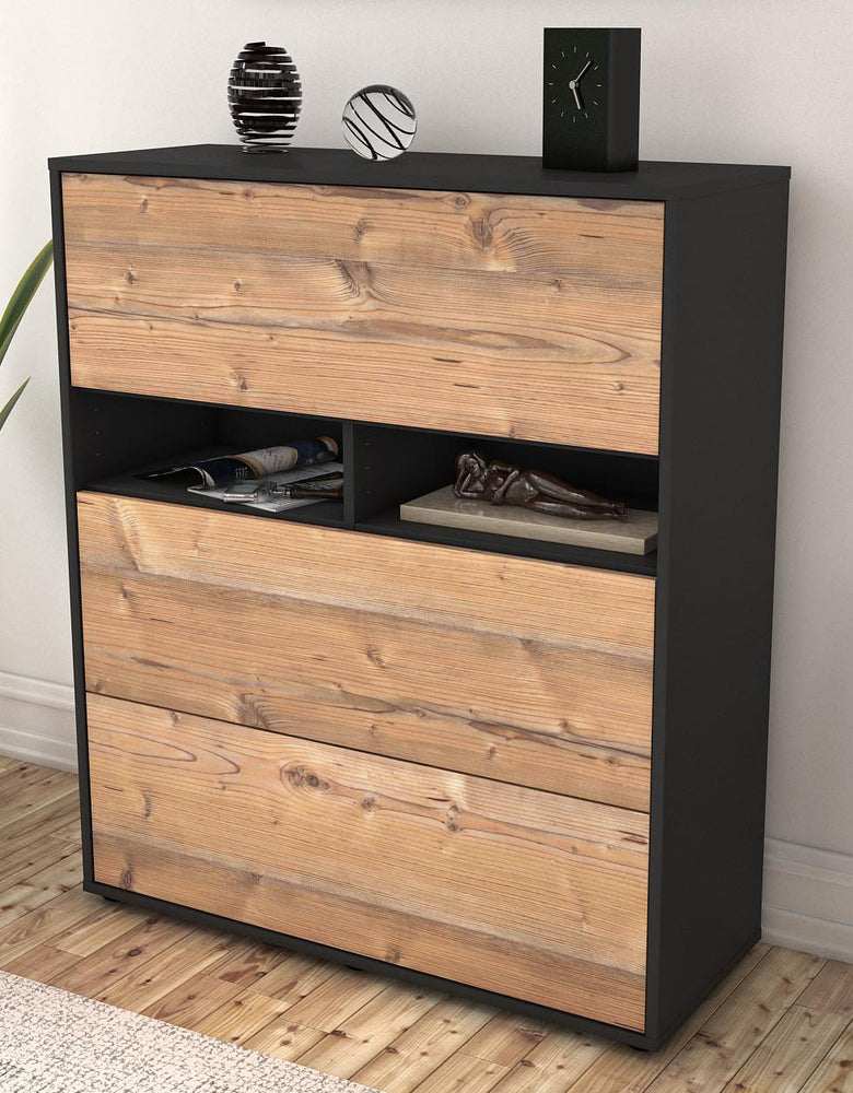 Highboard Janine, Pinie Seite (92x108x35cm) - Dekati GmbH