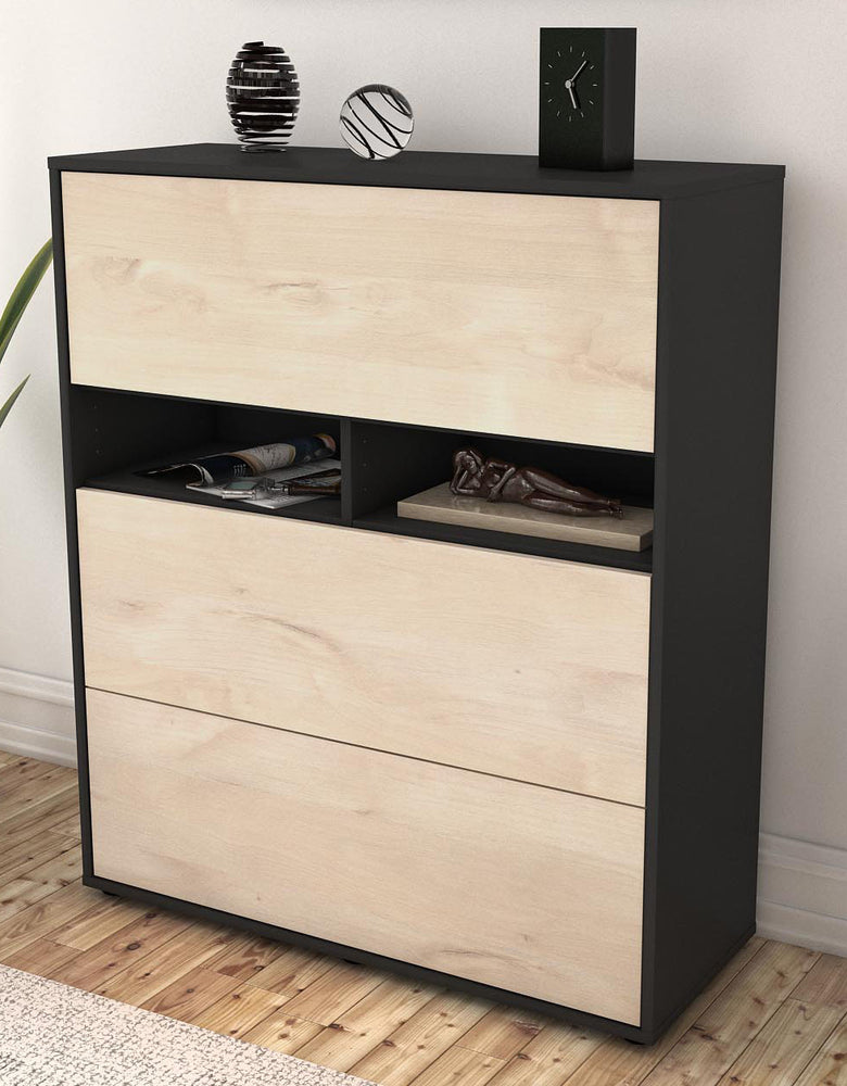 Highboard Janine, Zeder Seite (92x108x35cm) - Dekati GmbH