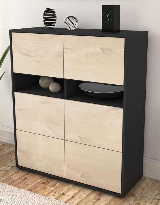 Highboard Jasmin, Zeder Seite (92x108x35cm) - Dekati GmbH