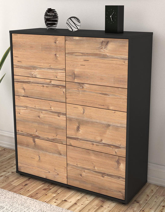 Highboard Jenna, Pinie Seite (92x108x35cm) - Dekati GmbH