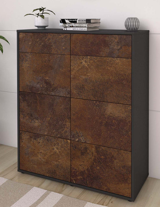 Highboard Jessica, Rost Seite (92x108x35cm) - Dekati GmbH